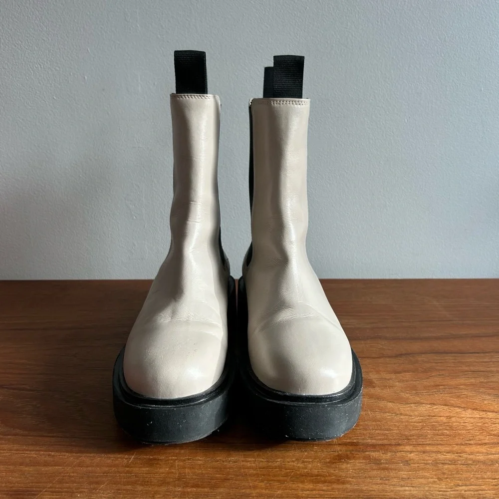 Genuine Leather H&M Premium Selection Chunky Chelsea - Picture 2 of 14